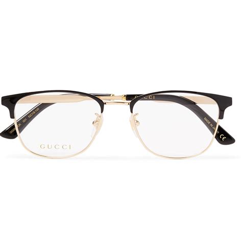 black frame gold plated gucci eyeglasses|gucci optical frames near me.